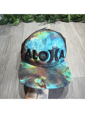 Hurley Aloha Hawaii John John Florence Surfer Hat Galaxy Nebulae Trucker Hat Cap